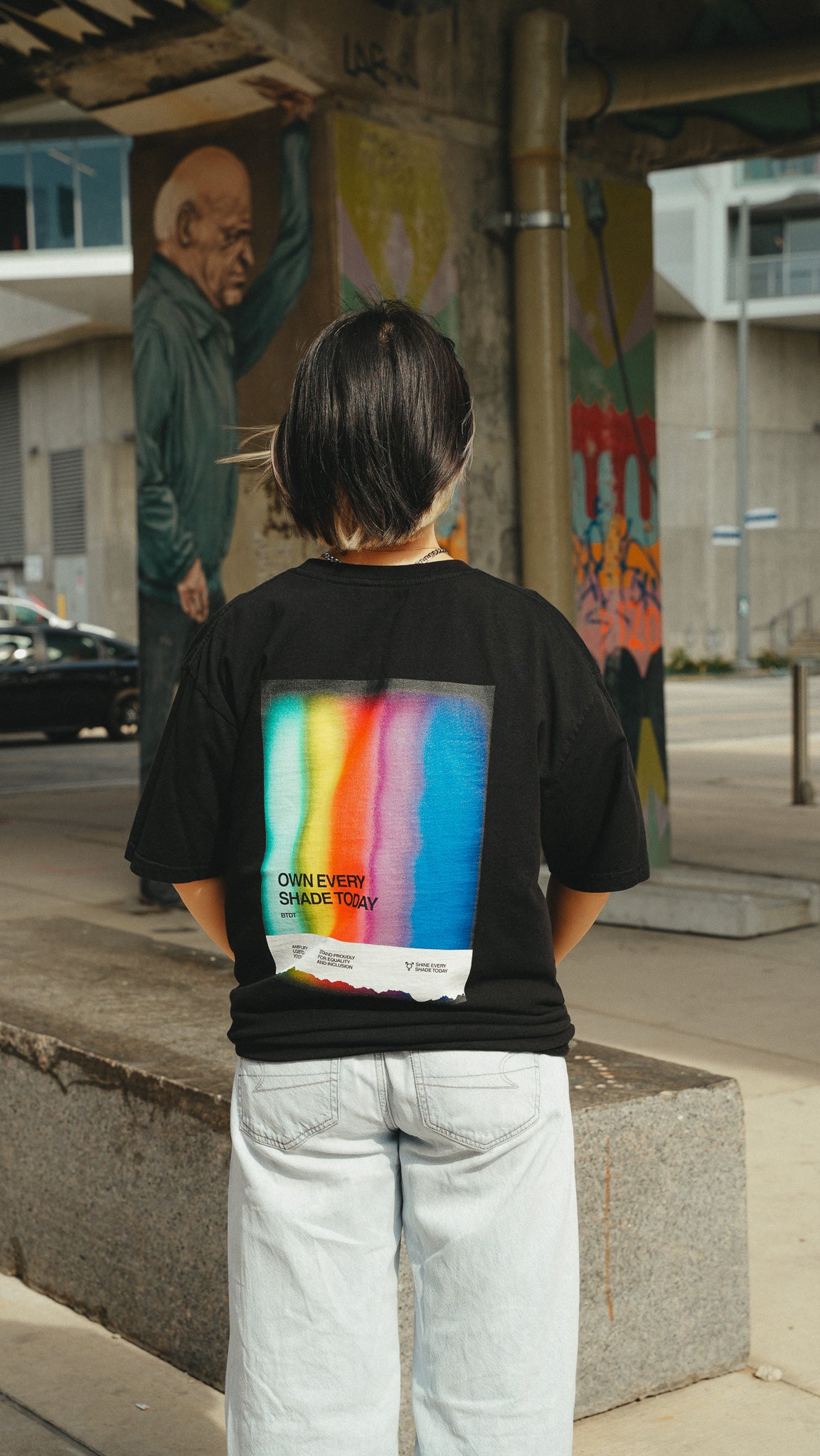 Own Every Shade - Unisex premium heavyweight tee- Black
