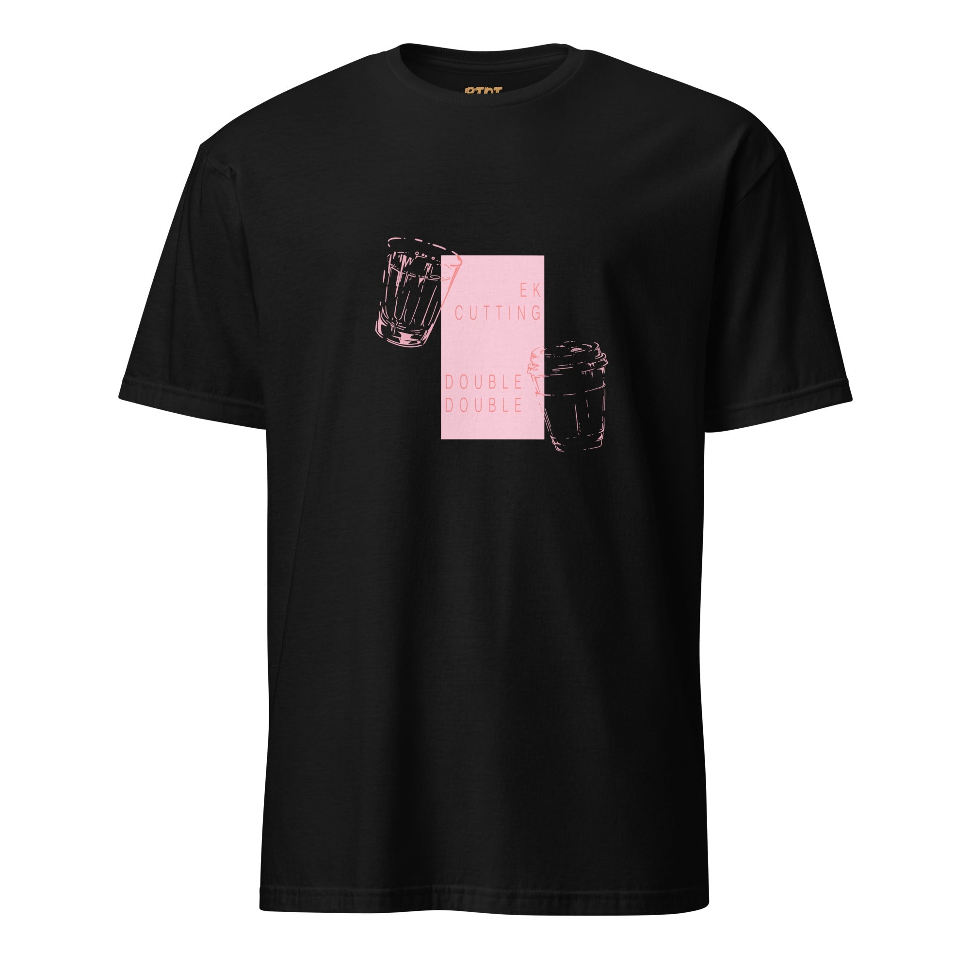 Ek cutting double double - Black Unisex tee - thebtdtstore
